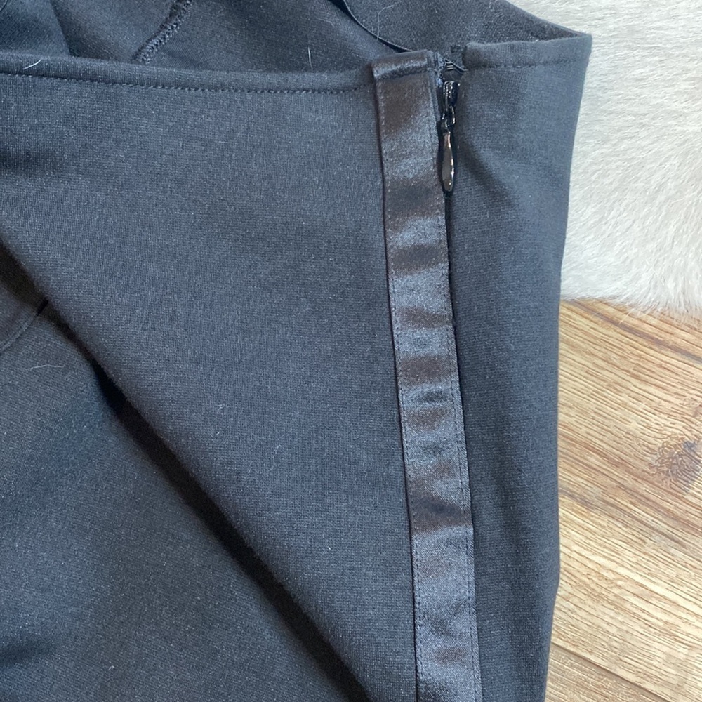 black Polo Ralph Lauren tuxedo-style leggings/dress pants - Picture 4 of 6
